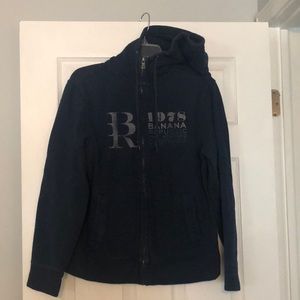 Women’s Banana Republic zip front hoodie